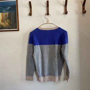 Madewell Colorblock Waffle-knit Sweater